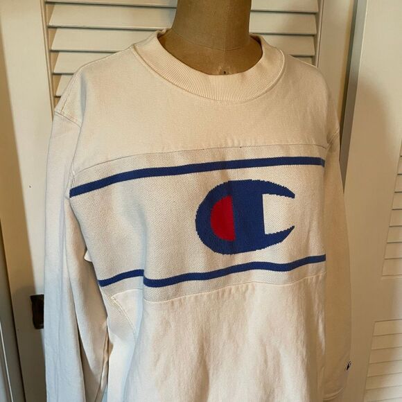 CHAMPION | vintage reverse weave logo crewneck pullover sweatshirt XL - Picture 3 of 10
